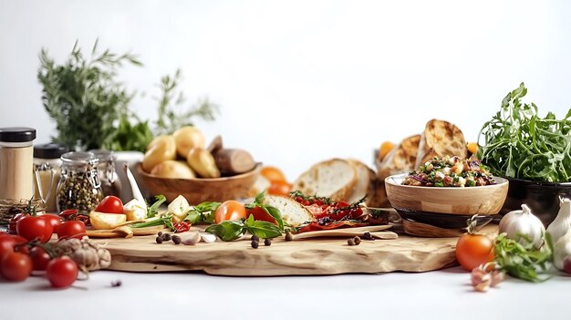 Stół kuchenny z przystawkami